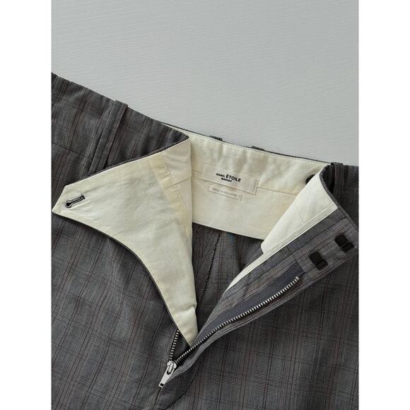 Isabel Marant Etoile High Waist Checkered Trousers - Picture 5 of 8